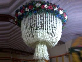 Wedding Hall Decoration with lilly gerbera aurket