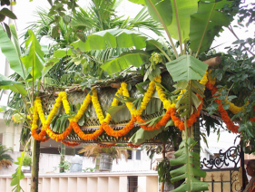 Toran Decoration with ladi